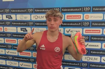 Antti Sainio jäi 400 metrin aitojen välierissä kauden parhaastaan
